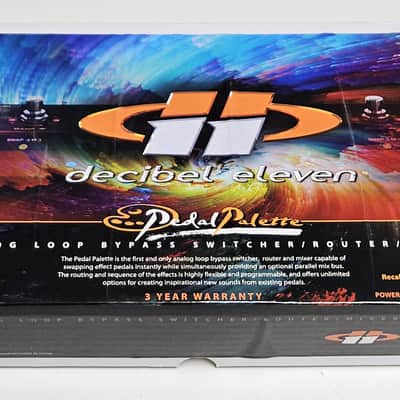 used Decibel Eleven Pedal Palette Loop Bypass Switcher/Router/Mixer, Mint Condition with Box! image 3