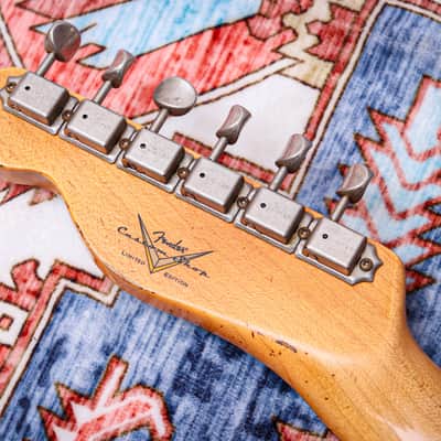 FENDER USA Custom Shop Ltd '61 Reissue Telecaster Relic "Champagne Sparkle + Rosewood" (2022) image 16