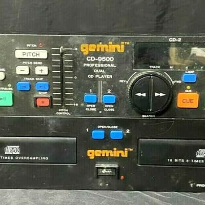 Gemini Branded Dual CD Player (CD - 9500) image 1