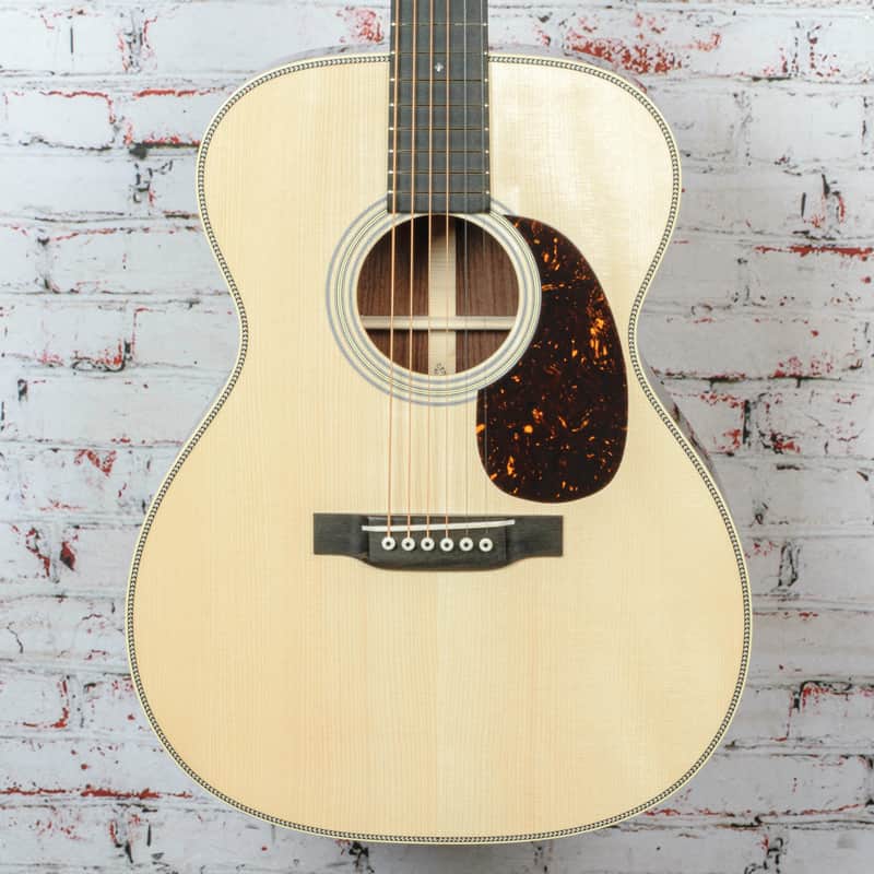Martin - '37 28 Style Authentic 000-28 Custom Shop - Acoustic Guitar - Vintage Low Gloss - Indian Rosewood - Natural - with  Hardshell Case - x1306 (10CE-05-3) image 1
