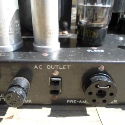 Grommes model 250K mono tube audio amplifier EL34 6L6 project 1950's image 3