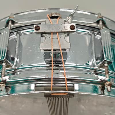 ⚡Vintage Rogers R380 14"X5" Steel Chrome Snare Drum ⚡ image 11