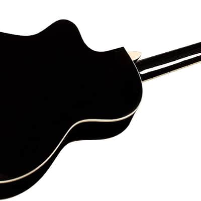 Cordoba Fusion 5 Jet Black - 2023 - Nylon String Acoustic Electric Guitar image 5