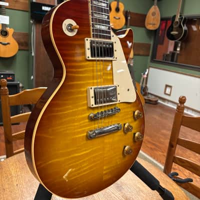 2007 Gibson Custom Shop ‘59 Les Paul Reissue R9 VOS Yamano Sunrise Teaburst image 3