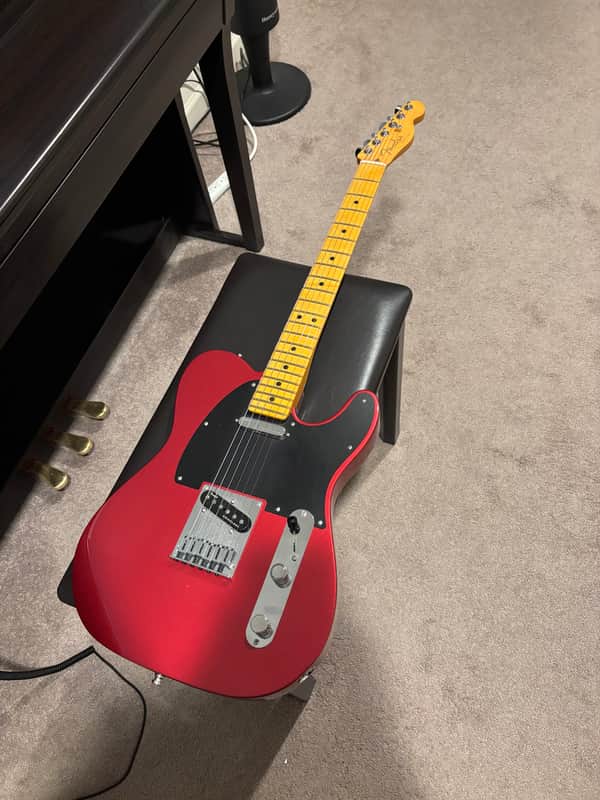 Fender American Ultra II Telecaster with Maple Fretboard 2024 - Present - Sinister Red image 1
