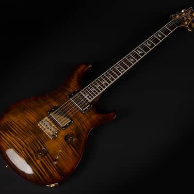 2015 PRS 30th Anniversary Wood Library Custom 24 Flame 10-Top - Black Gold | USA Core Solid Rosewood Neck Gold Hardware Kloppmann HB57 Pickups | CoA OHSC image 5