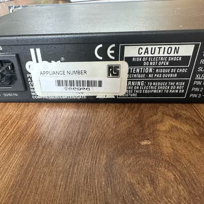 dbx 166XL Stereo Compressor / Limiter / Gate 2000s - Black image 5