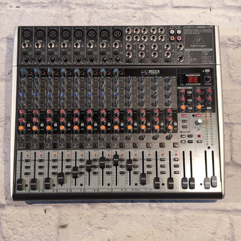 Behringer Xenyx X2222USB 22-Input Mixer with USB Interface image 1