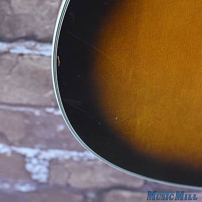 Vintage 1967 1968 Harmony H1265 Sovereign Deluxe Dreadnought Jumbo Acoustic Guitar image 9