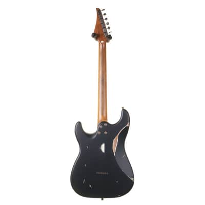 Jet JS-800 Electric Guitar, Black (Relic) image 4