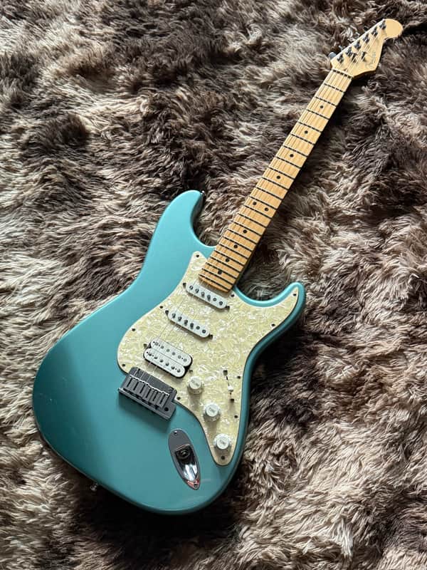 1997 Fender US Lone Star Stratocaster - Teal Green Metallic image 1