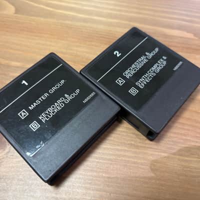 Yamaha DX7 Voice ROM-1 & ROM-2 Data Cartridge Set image 2
