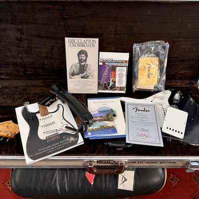 Fender Custom Shop Masterbuilt Chris Fleming Eric Clapton "Blackie" Tribute 2006 - Black Relic image 2