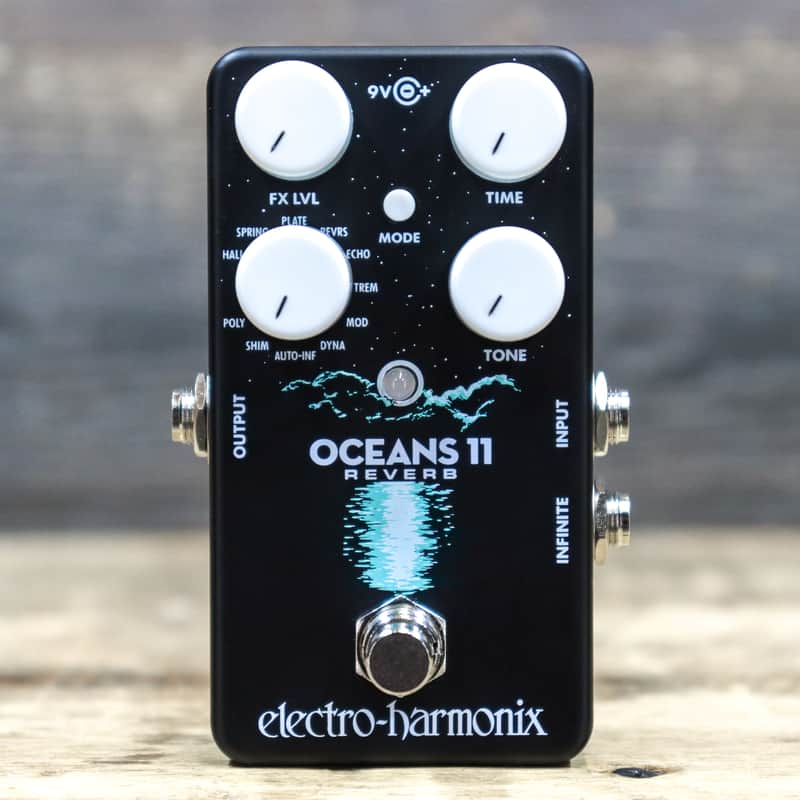 Electro-Harmonix Oceans 11 Reverb 11-Different Reverb Type Compact Effect Pedal image 1