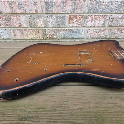 Vintage 1960's Gibson Thunderbird (Non-Reverse) Bass Guitar Husk Project! image 5