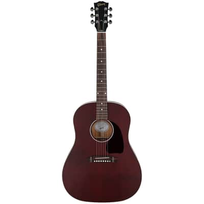 Gibson Limited Edition J-45 Special Acoustic-Electric Guitar (with Gig Bag), Wine Red image 3