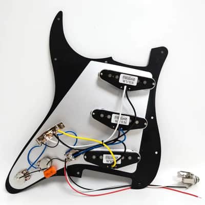 Abalone Pearl Guitar Stratocaster Strat Style Pickguard with Alnico Wilkinson Pickups image 2