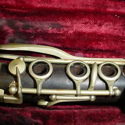 Vintage Martin Freres LaMonte Model 1 Grenadilla Bb Clarinet - AS IS NOT WORKING image 7