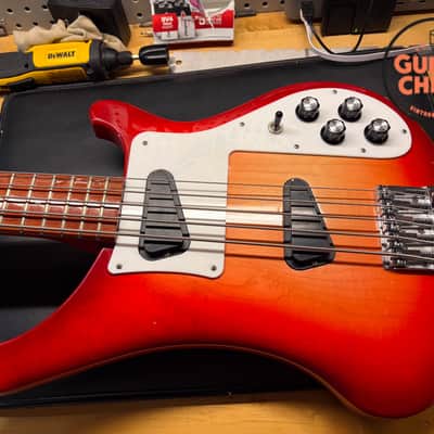 2019 Rickenbacker 4003S/5 5-String Bass Fireglo w/ OHSC image 12
