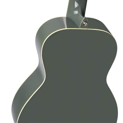 Ortega Guitars 6 Gaucho Series Nylon String Parlor Guitar w/Bag, Right, Platinum Grat (RGA-PLT) image 6