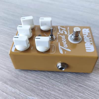Wampler Tweed '57 Overdrive / Amp Simulator (2012) - Rare Early Hand-Made Version (Through-Hole Circuit) with Original Box, Bag & Factory Battery image 5