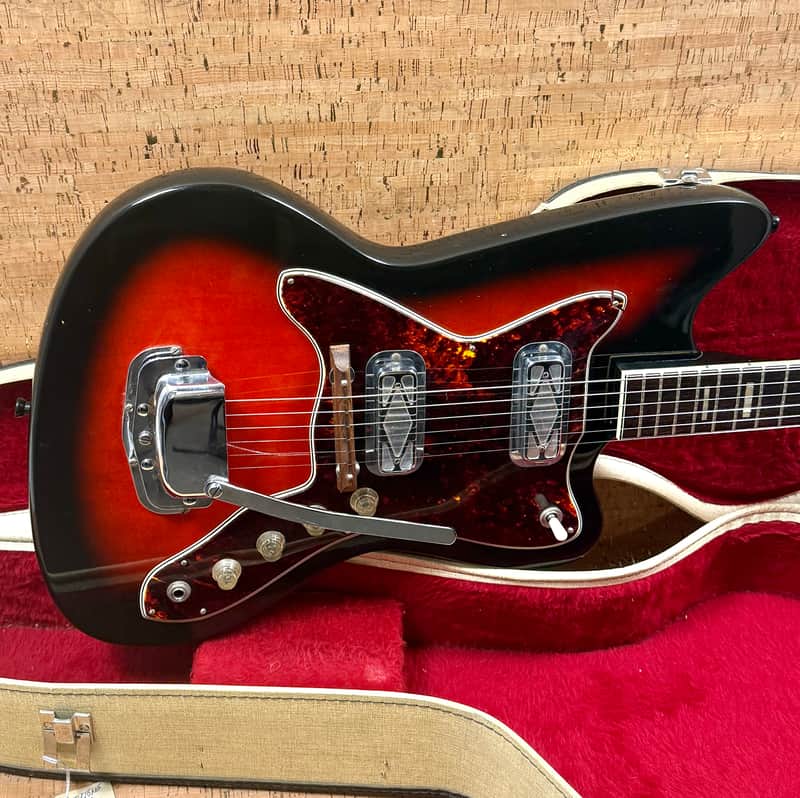 Silvertone 1478 Silhouette 1960's - Red Burst