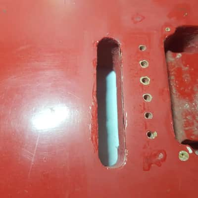 1980 DIMARZIO STRAT BODY - made by CHARVEL SAN DIMAS - PRE-PRO USA image 5