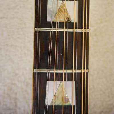 Vintage 1970s Kansas B-280 12-String Dreadnought Suzuki Violin Japan w/ Hard Case image 9
