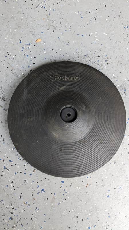 Roland CY-12 R/C V-Cymbal 12" Ride/Crash Pad e drum drums electronic - Black image 1