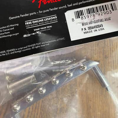 Fender® Bridge Assembly~'99-12 AVRI Jaguar& Jazzmaster~Thimbles & Hex Key~New image 4