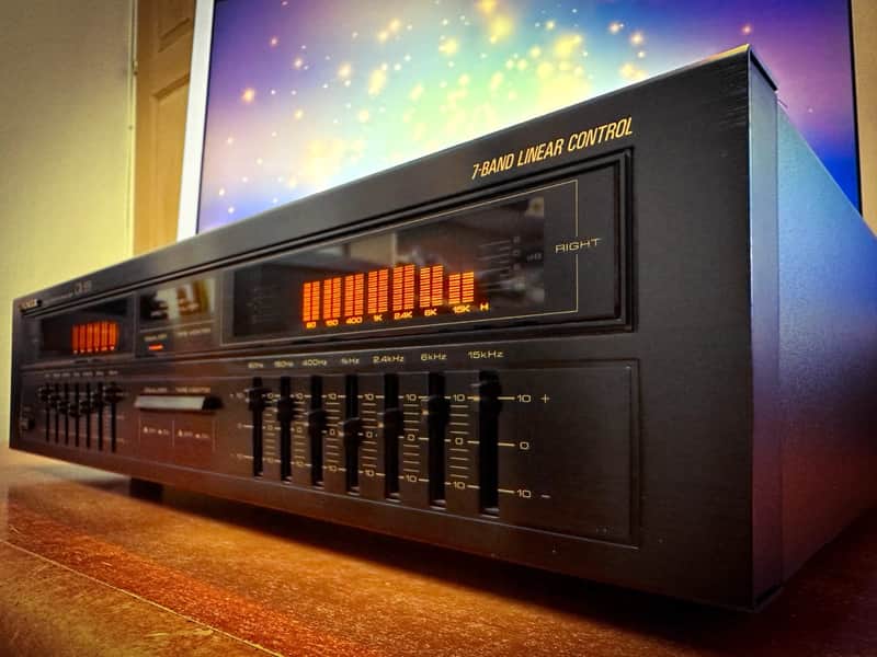 PIONEER GR-555 🌈RaRe🌈 Vintage Stereo Graphic Equalizer image 1