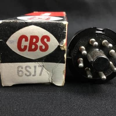 NOS CBS-HYTRON 6SJ7 Pentode AUDIO GUITAR AMP VACUUM TUBE Tested USA 2.1578-D image 3