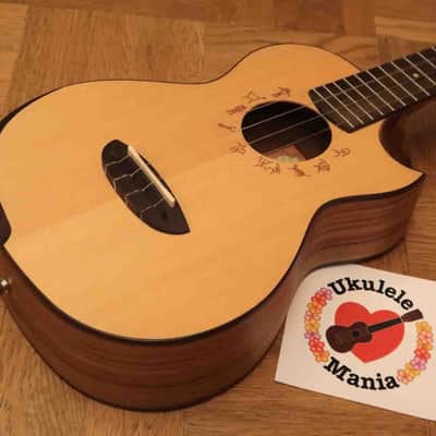aNueNue Super Lani Spruce top Koa Cutaway Slot head Tenor Ukulele 3101 image 1