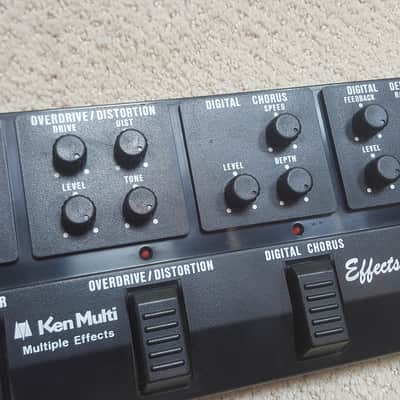 Vintage 80s Ken Multi Effects 5 Multi-FX Guitar Pedal Made In