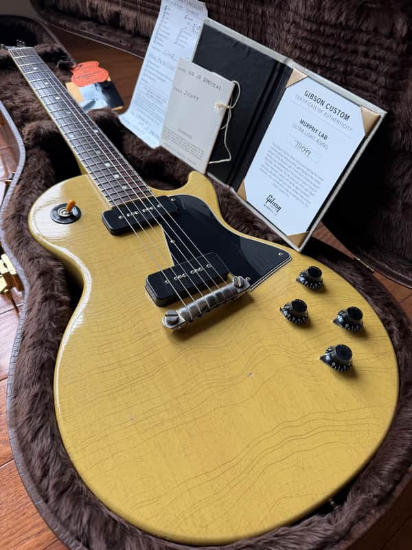 2021 Gibson Custom Shop Les Paul Special ‘57 Reissue Murphy Lab Ultra Light Aged - TV Yellow