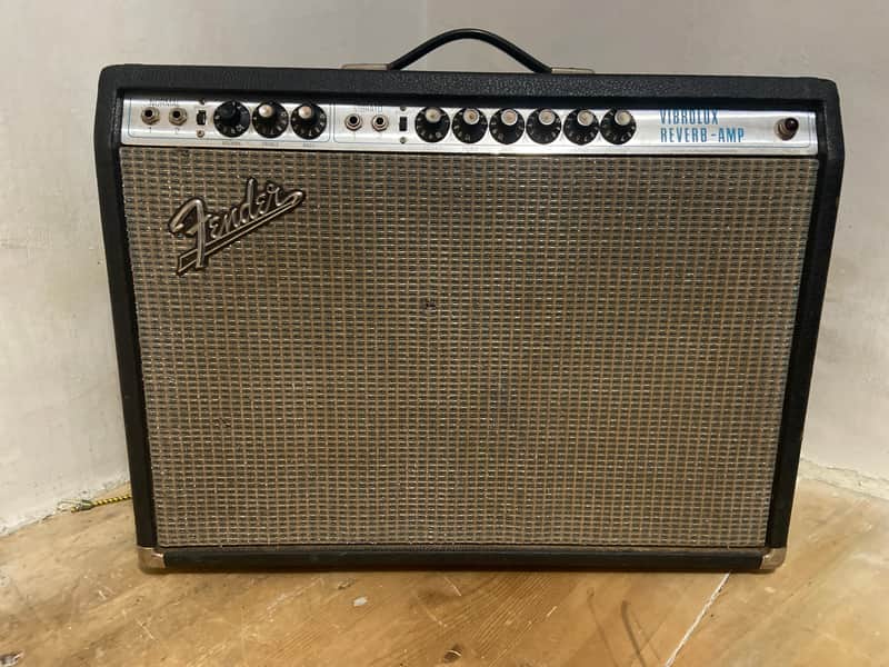 Fender Vibrolux Reverb Amp 1970 - Black image 1
