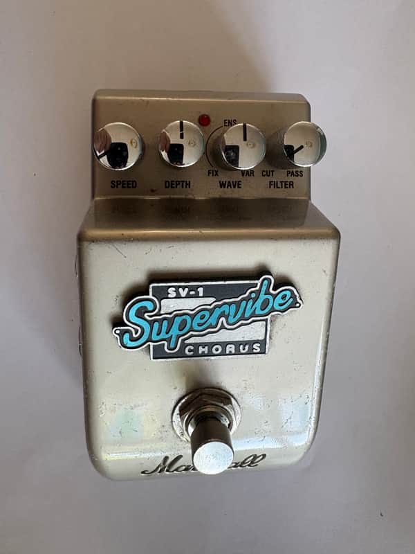 Marshall SV-1 Supervibe Chorus Vibrato Pedal 2010s - Silver image 1