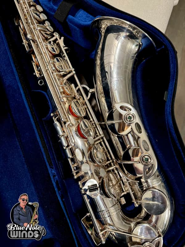 Selmer USA Omega Tenor Sax- mint- rare silver- premium overhaul! image 1