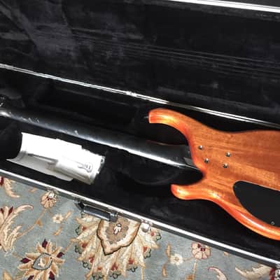 Modulus Quantum 5 Hollow Body Bass Guitar 5A Quilt Top MAPLE NOS - TOP OF LINE 2006 Natural image 6
