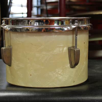 1940's Ludwig WFL Bongos in White Marine Pearl image 6
