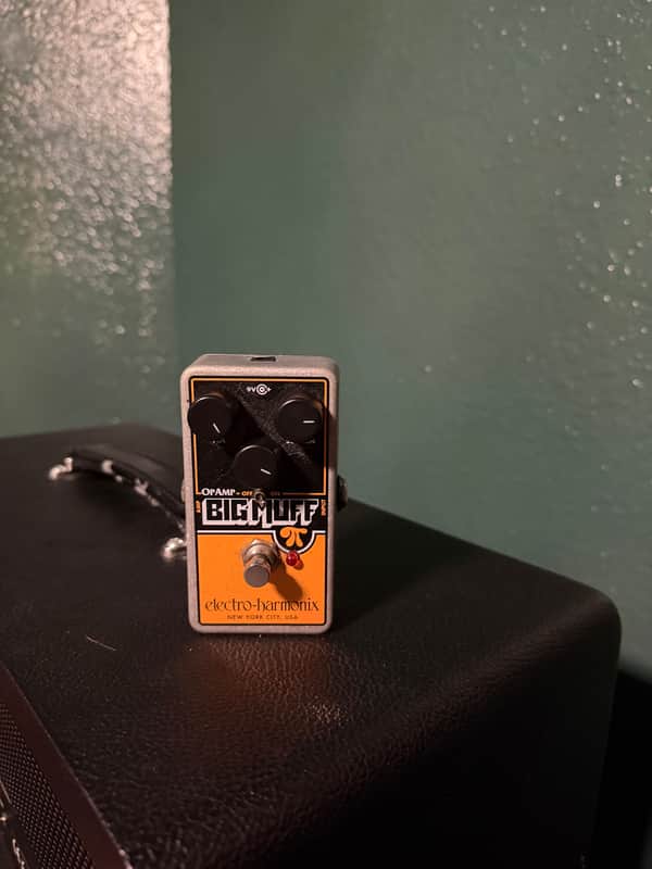 Electro-Harmonix Op Amp Big Muff Pi Reissue 2017 - Present - Black/Orange image 1
