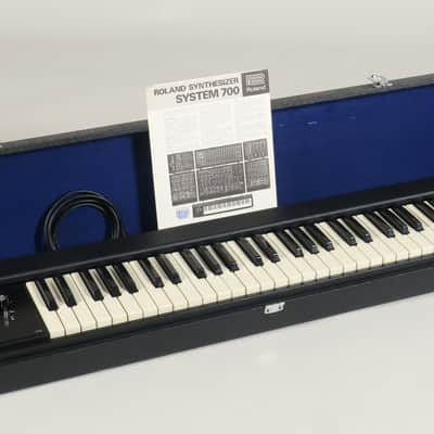 Roland System 700 keyboard controller model 701A Block 2 + brochure image 1