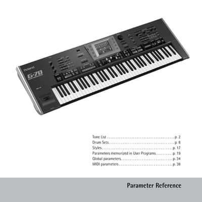 Roland G-70 — 3 in 1 Owners Manual User Instructions — 321 Pages — USA Made image 7