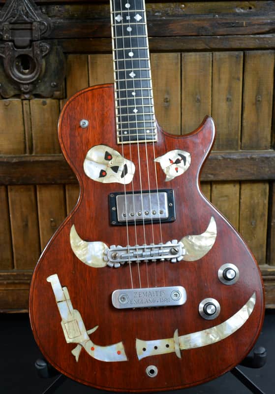Zemaitis Keith Richards- Macabre 1981 Mahogany image 1