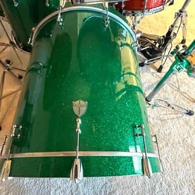 Truth Custom Drums 6 pc Green Sparkle image 8