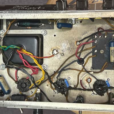 1963 Fender Vibrolux 6G11 Brownface 30-Watt 1x12" Guitar Combo image 24