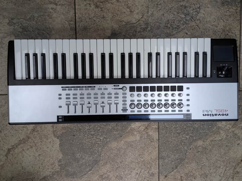 Novation  49SL Mk111 2012 - Black and Chrome image 1
