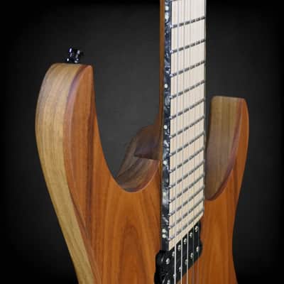 Skervesen Mirage 6FF Custom Multi-Scale - ATLAS pickups - Black Limba HH w/Bag image 3