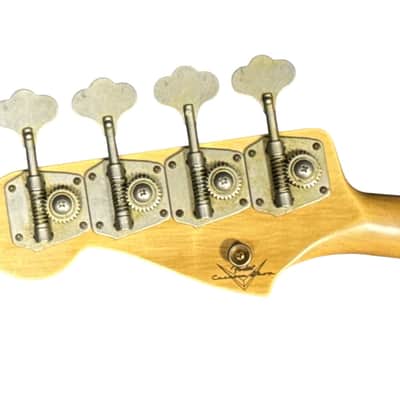 Fender Custom Shop Journeyman 1965 Jazz Bass, Faded Burgundy Mist/Rosewood 9.5 LBS *IN STOCK* image 15