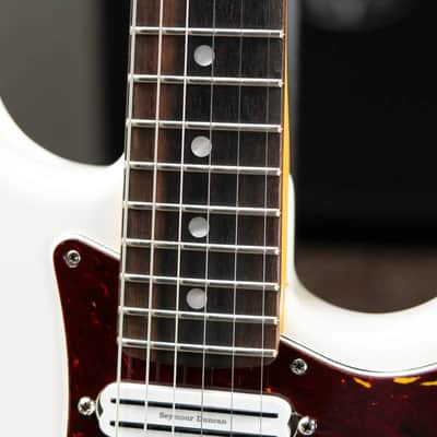 Fender American Ultra Stratocaster Guitar - Arctic Pearl with Hardshell Case - Used image 10